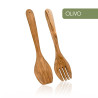 Cubiertos ensalada 30 cm. OLIVO LINE