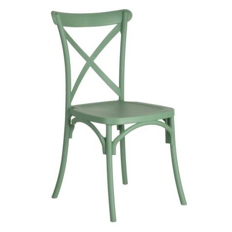 SILLA VERDE MENTA POLIPROPILENO 48,50 X 43 X 91 CM