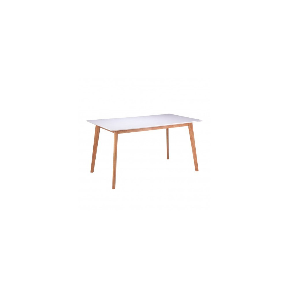 Mesa fija MARIE 140 roble/blanco