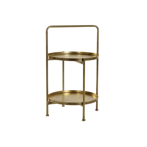 FRUTERO METAL 38,5X38,5X61 ENVEJECIDO DORADO