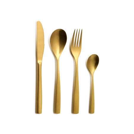 ESTUCHE 24 CUBIERTOS ORO