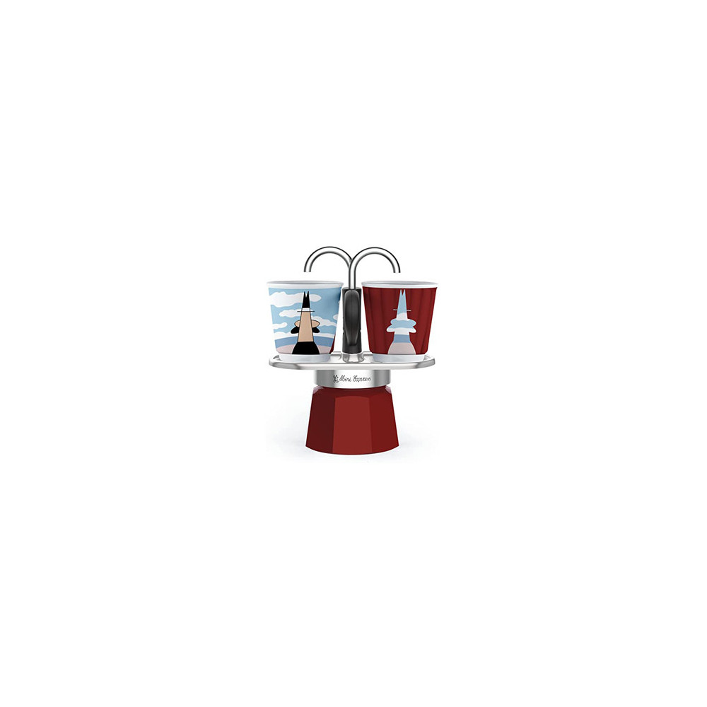 Cafetera mini express + 2 tazas Bialetti
