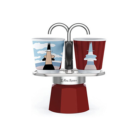 Cafetera mini express + 2 tazas Bialetti