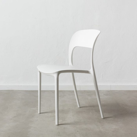 SILLA BLANCO POLIPROPILENO 43 X 43 X 83,20 CM