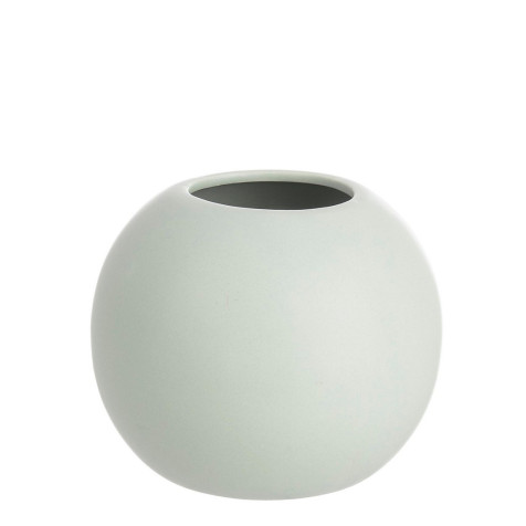 FLORERO ALTHEA PORCELANA REDONDO 11 CM GRIS
