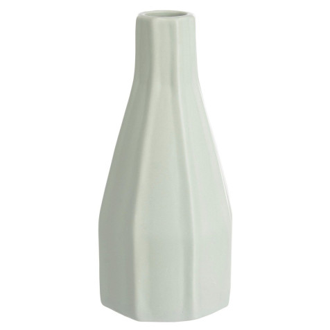 FLORERO ATENA PORCELANA GRIS H20