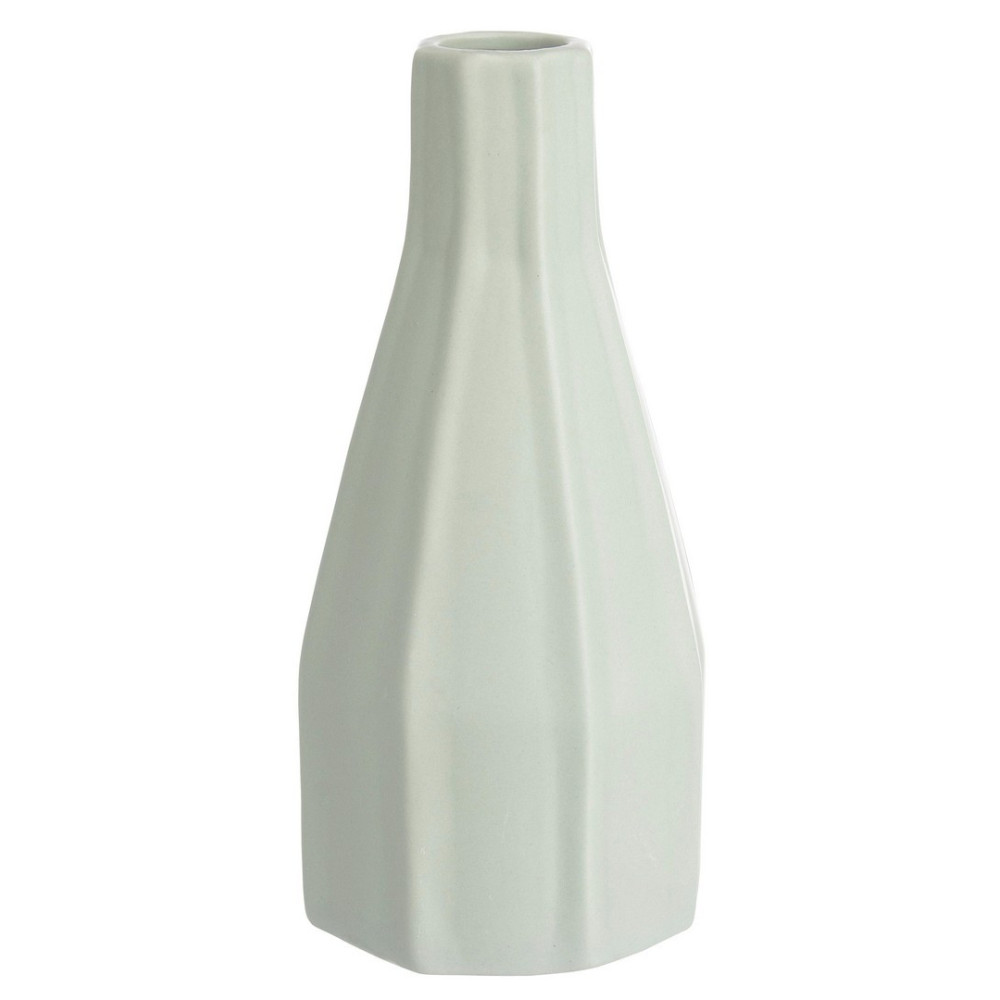 FLORERO ATENA PORCELANA GRIS H20
