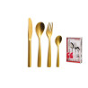 ESTUCHE 24 CUBIERTOS ORO