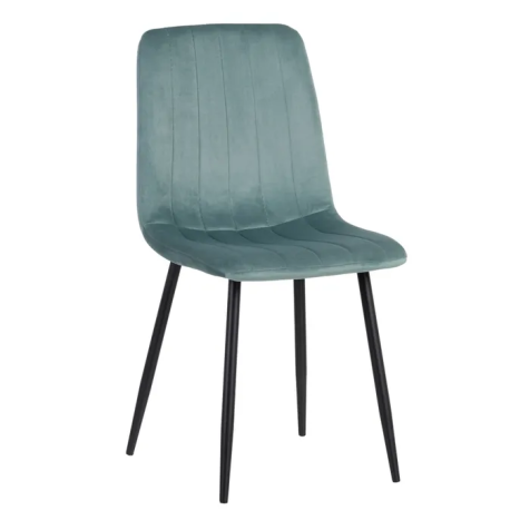 SILLA AGUAMARINA METAL SALÓN 45 X 51 X 88,50 CM