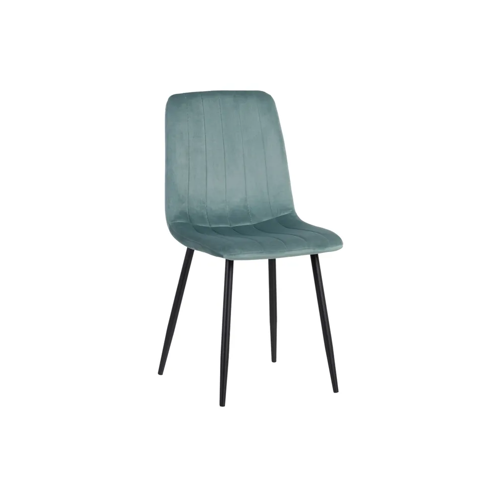 SILLA AGUAMARINA METAL SALÓN 45 X 51 X 88,50 CM