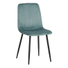 SILLA AGUAMARINA METAL SALÓN 45 X 51 X 88,50 CM