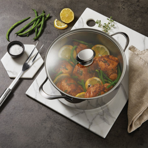 CACEROLA BAJA ACERO INOX ICONA