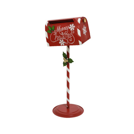 mailbox-iron-on-foot-red/white-largo-36.5cm-x-anch