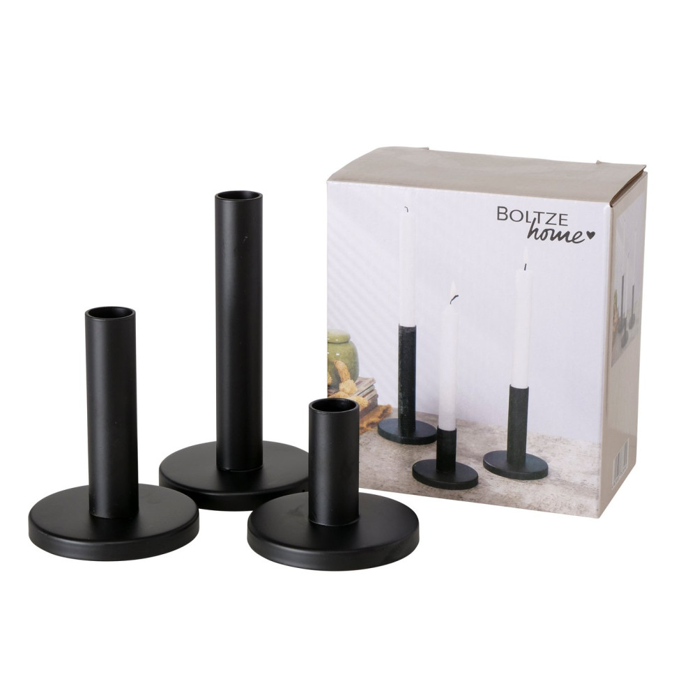 candelabro-set-3p-redondo,-hierro-negro