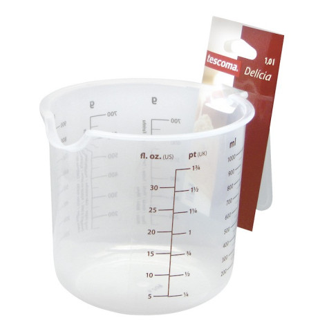 Jarra medidora con vertedor 1L Delicia