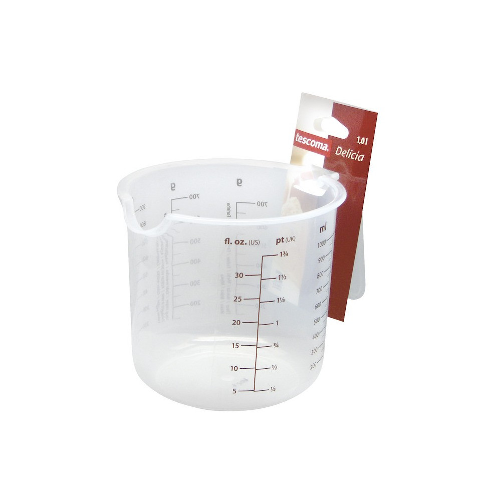 Jarra medidora con vertedor 1L Delicia