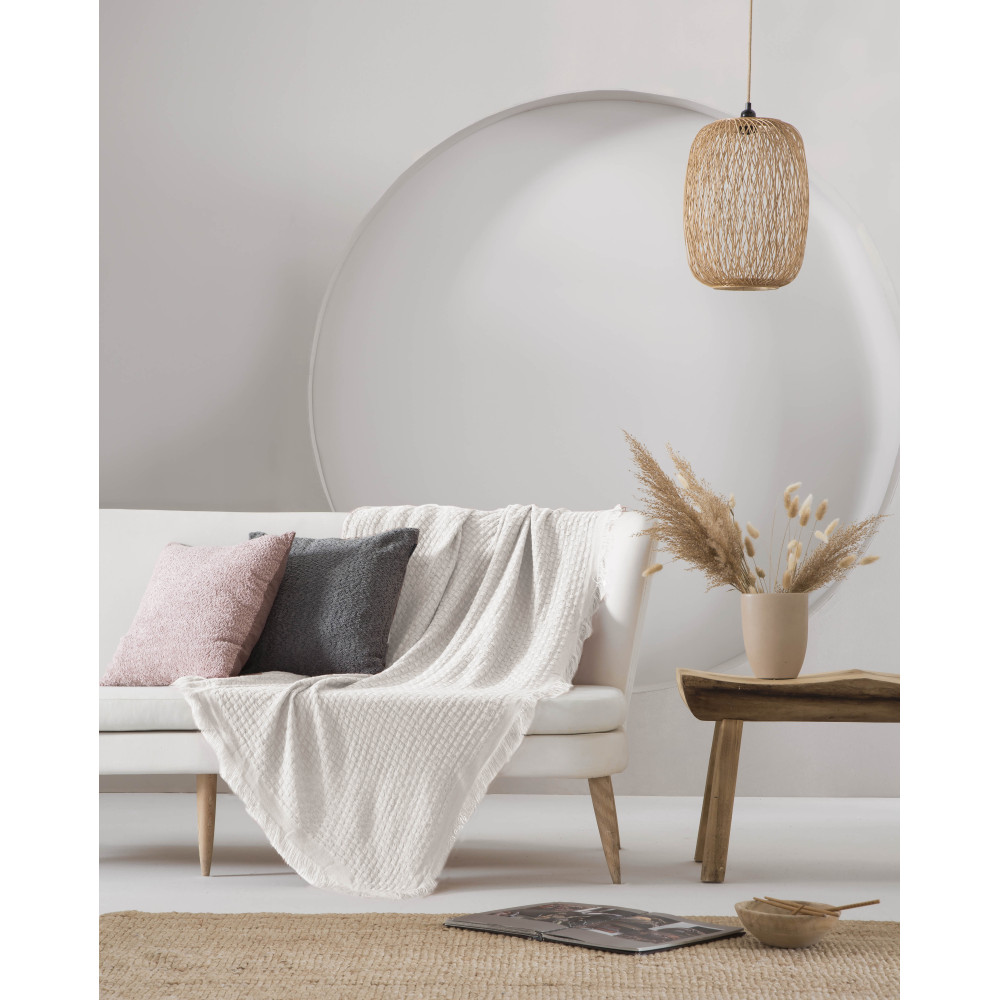 COMPL PLAID ANT AVA BLANCO 130x170
