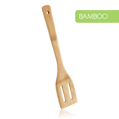 Espátula ranurada 30 cm BAMBOO LINE
