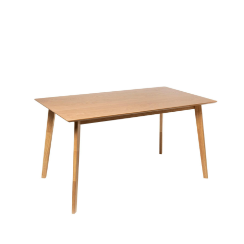 Mesa fija MARIE 140 roble/blanco