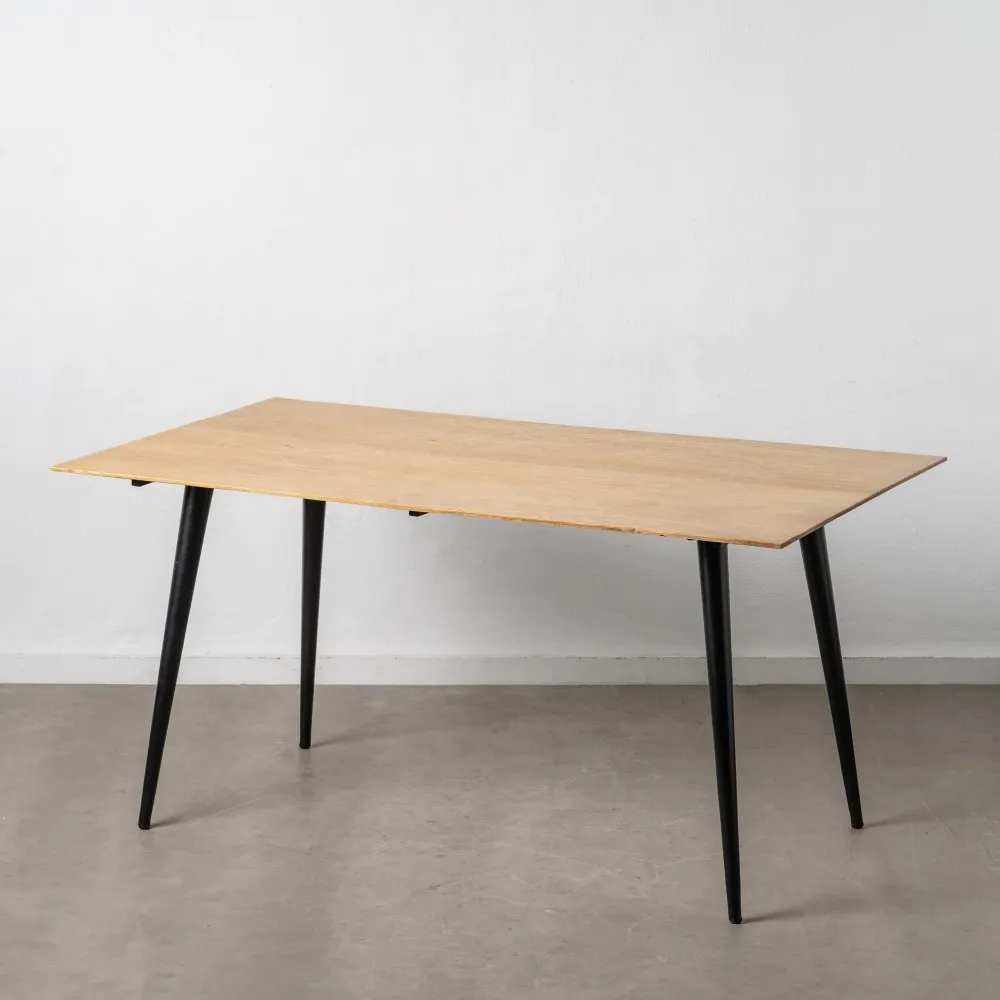 mesa-comedor-natural-negro-madera-hierro