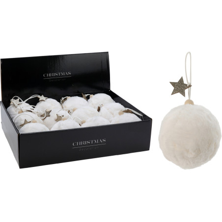 xmas-ball-100mm-faux-fur-white