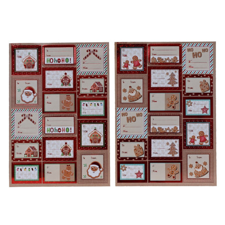 pegatina-de-papel-rojo-con-lamina-de-jengibre,-fsc