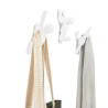 Set 3 percheros Buddy blancos